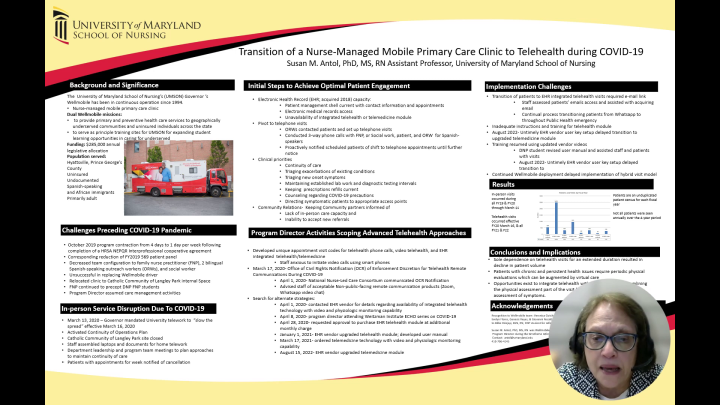 Transition of a Nurse-Managed Mobile Primary Care Clinic to Telehealth during COVID-19