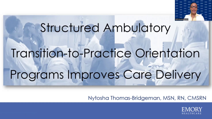 Structured Ambulatory Transition-to-Practice Orientation Programs Improves Care Delivery