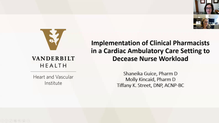 Implementation of Clinical Pharmacists in a Cardiac Ambulatory Care Setting to Decrease Nursing Workload