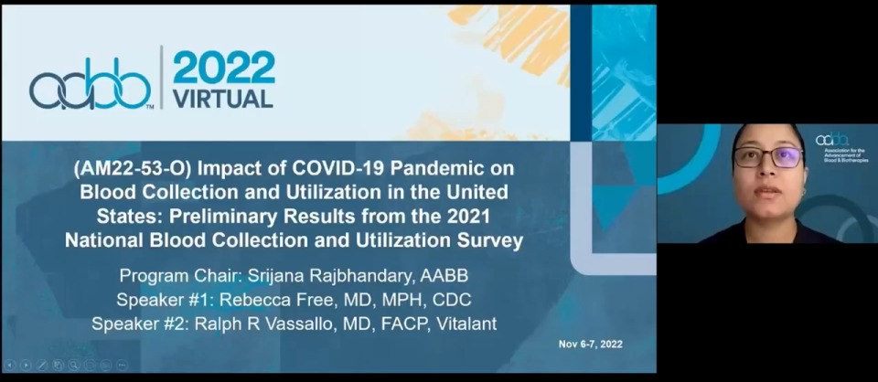 AM22-53-O: (On-Demand) Impact of COVID-19 Pandemic on Blood Collection and Utilization in the United States: Preliminary Results from the 2021 National Blood Collection and Utilization Survey (Enduring)