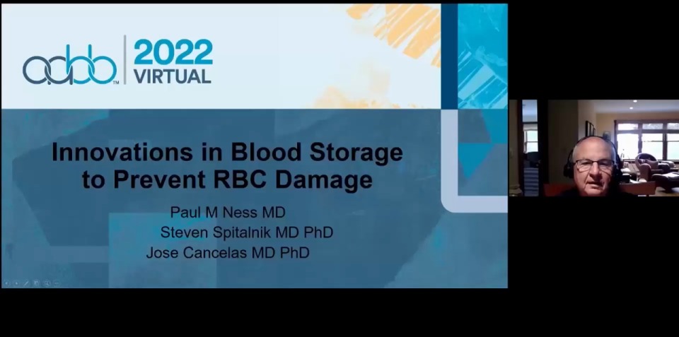AM22-54-O: (On-Demand) Innovations in Blood Storage to Prevent Red Blood Cell Damage (Enduring)