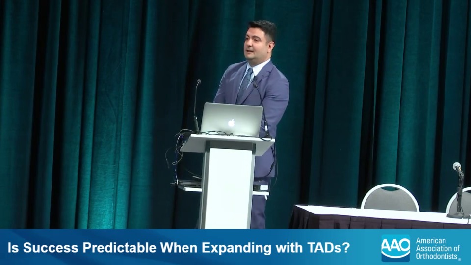 2022 AAO Annual Session - Is Success Predictable When Expanding with TADs? icon