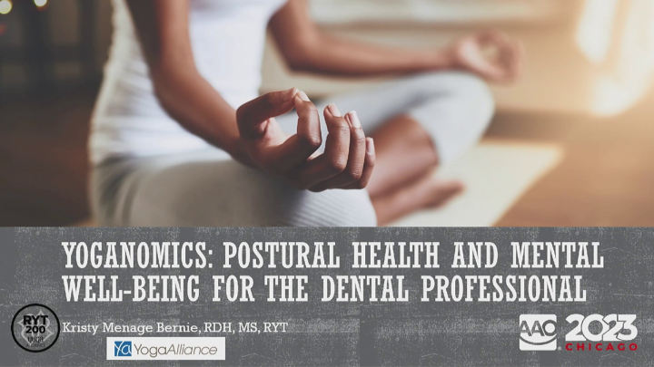 Yoganomics: Postural Health and Mental Wellbeing for the Dental Professional