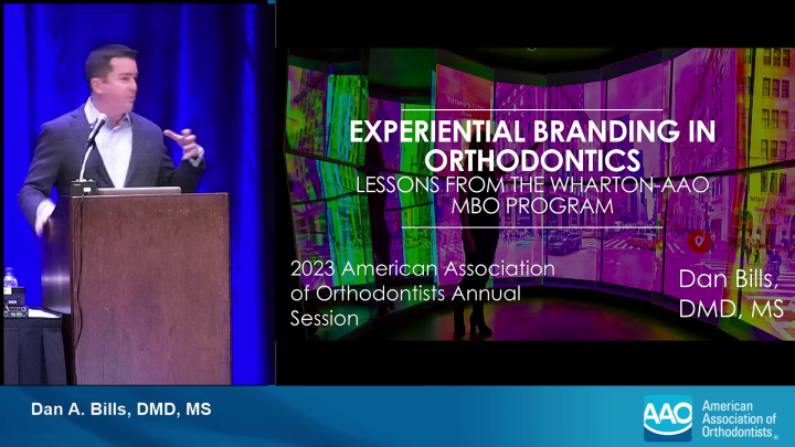 2023 AAO Annual Session - Experiential Branding in Orthodontics: Lessons from the Wharton-AAO MBO Program