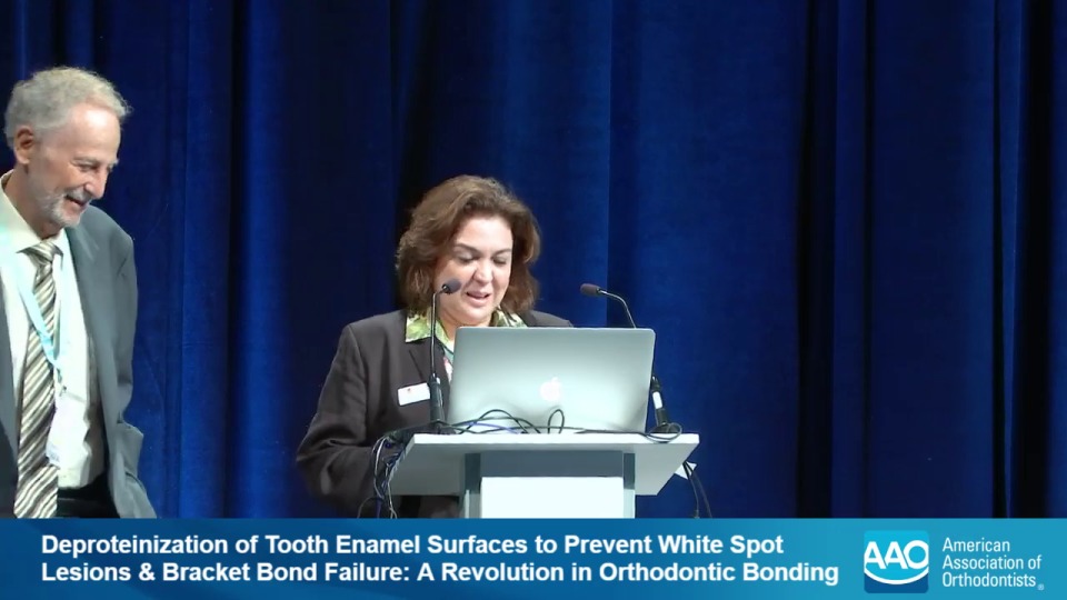 2022 AAO Annual Session - Deproteinization of Tooth Enamel Surfaces to Prevent White Spot Lesions & Bracket Bond Failure: A Revolution in Orthodontic Bonding icon