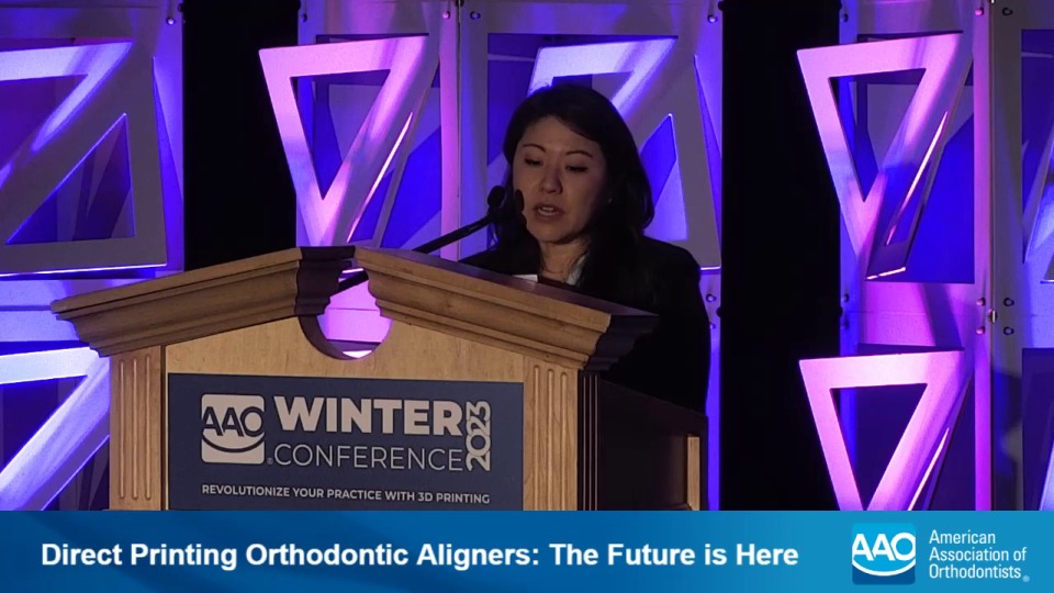 AAO Winter Conference 2023 - Direct Printing Orthodontic Aligners: The Future is Here
