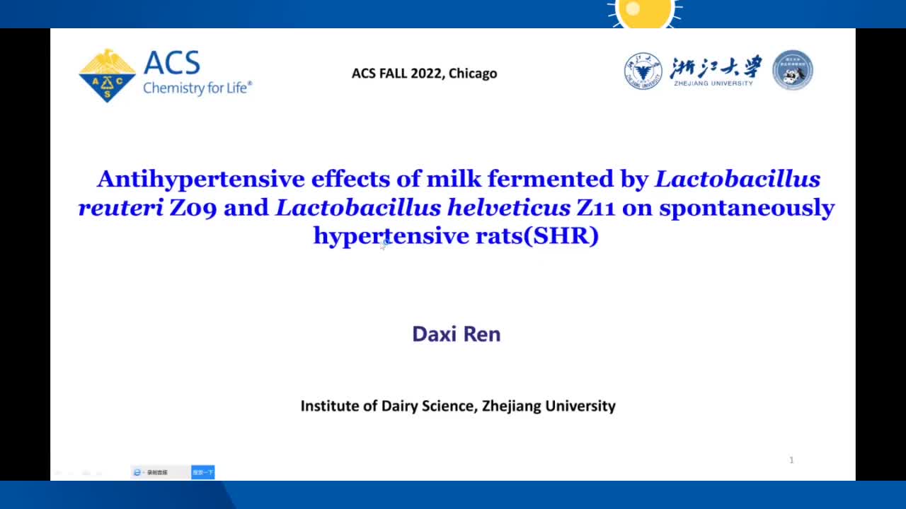 Antihypertensive Effects Of Milk Fermented By Lactobacillus Reuteri Z09 ...