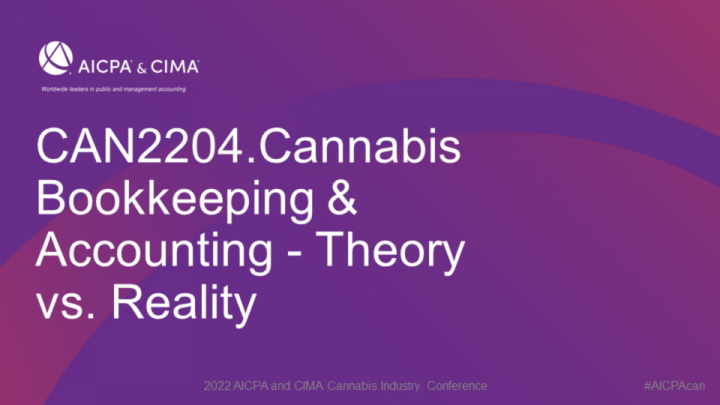 Cannabis Bookkeeping & Accounting - Theory vs. Reality