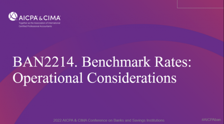 Benchmark Rates: Operational Considerations