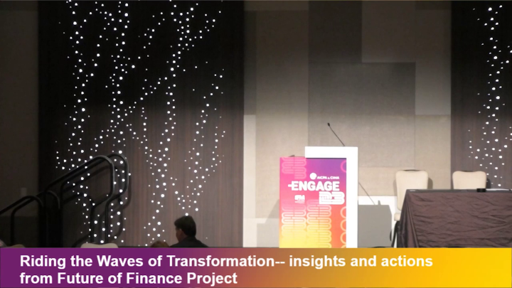 Riding the Waves of Transformation-- insights and actions from Future of Finance Project