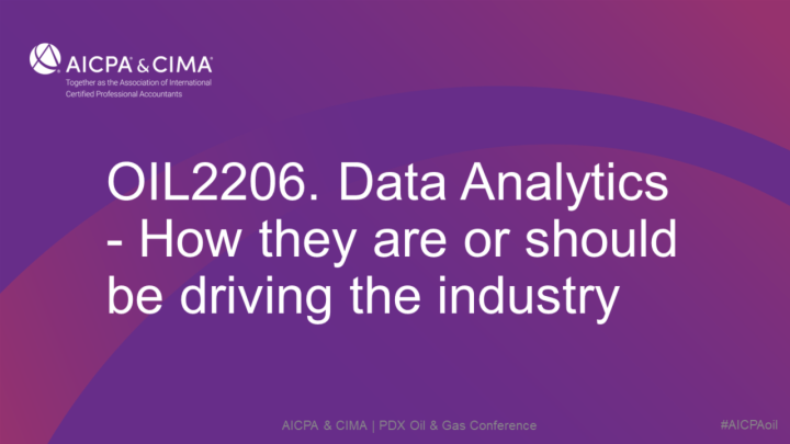 Data Analytics - How They Are or Should Be Driving the Industry