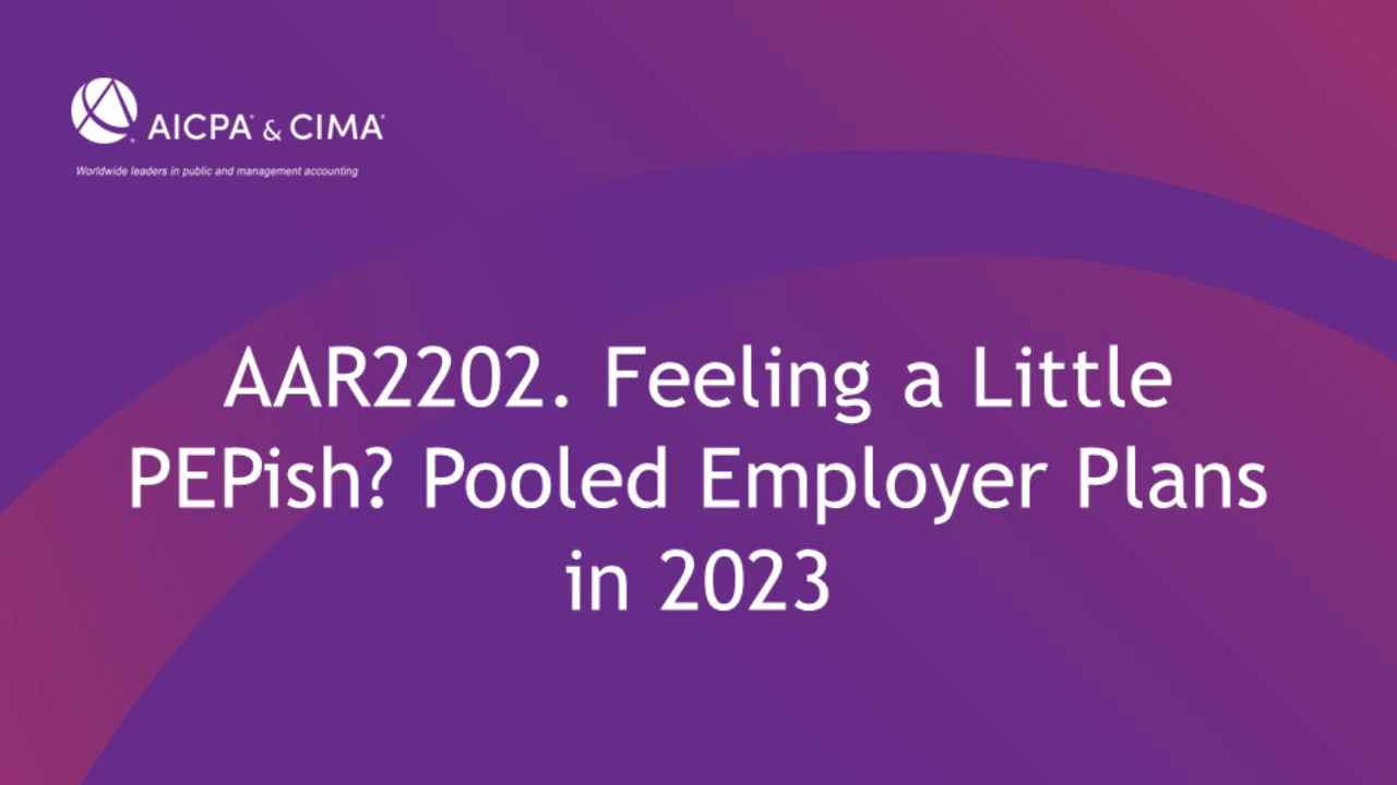 Feeling a Little PEPish?  Pooled Employer Plans in 2023