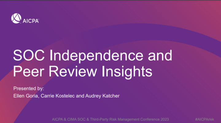 SOC Independence and Peer Review Insights icon