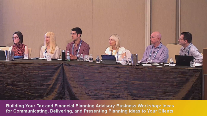 Building Your Tax and Financial Planning Advisory Business Workshop: Ideas for Communicating, Delivering, and Presenting Planning Ideas to Your Clients icon