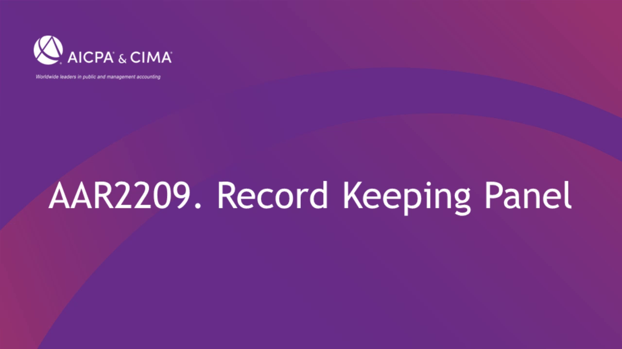 Record Keeping Panel icon