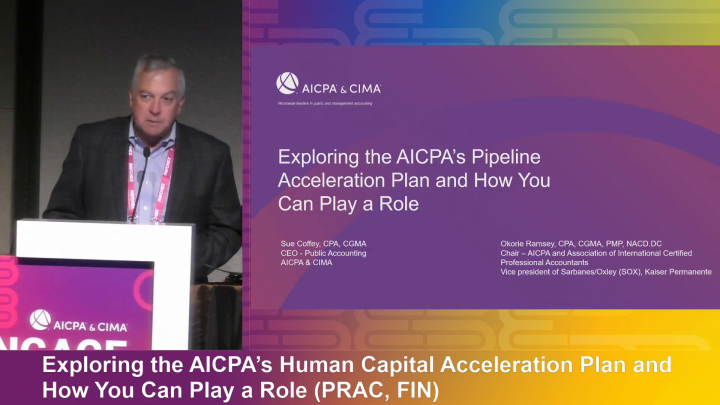 Exploring the AICPA’s Human Capital Acceleration Plan and How You Can Play a Role (PRAC, FIN)