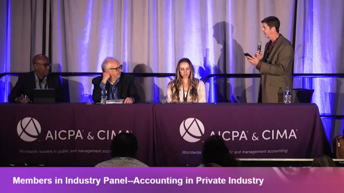 Members in Industry Panel--Accounting in Private Industry