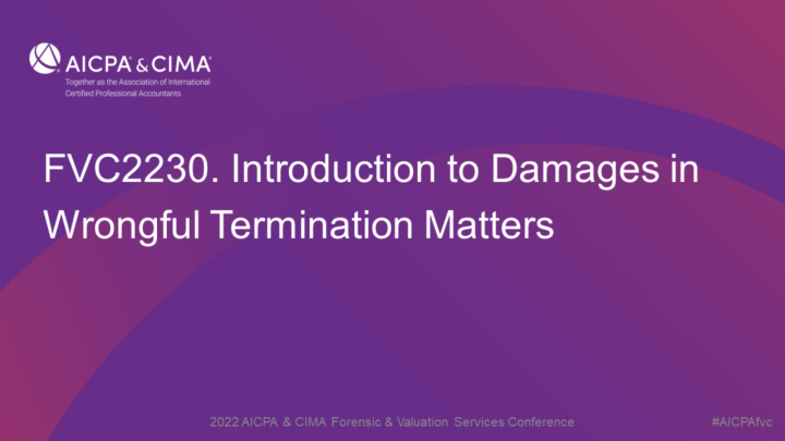 Introduction to Damages in Wrongful Termination Matters