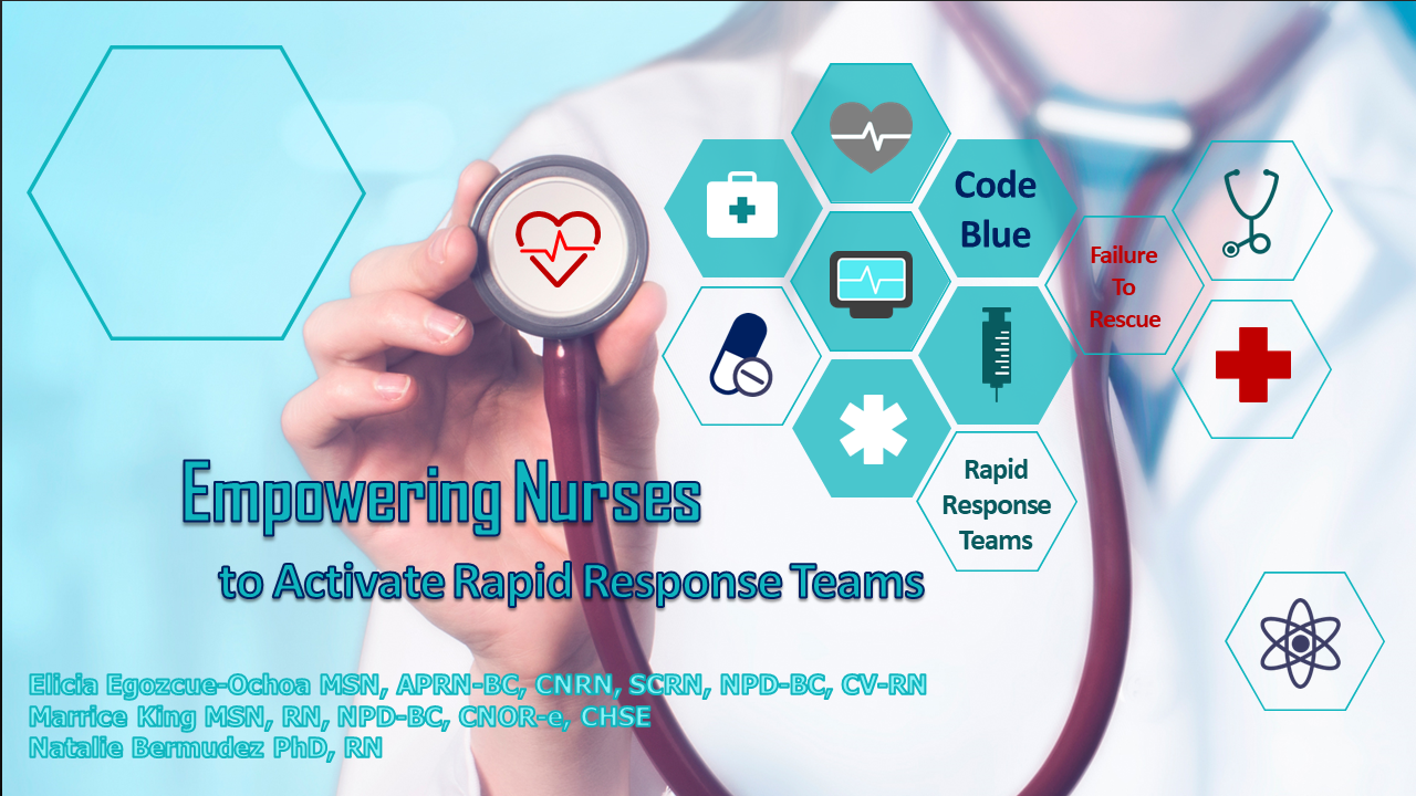 President-Elect’s Address/Closing Remarks /// Empowering Nurses to Activate Rapid Response Teams: Decreasing Failure to Rescue icon