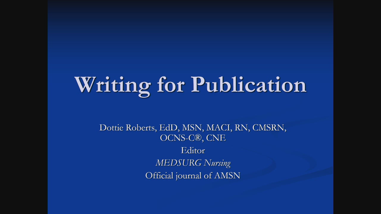 Writing for Publication icon