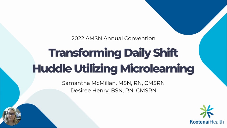 Transforming Daily Shift Huddle Utilizing Microlearning