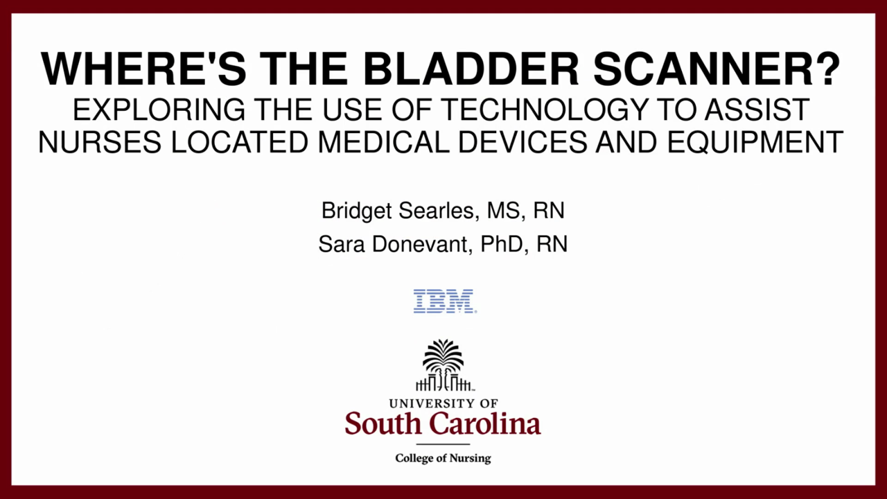 Where’s the Bladder Scanner? Using Technology to Automate the Tracking of Medical Equipment and Devices