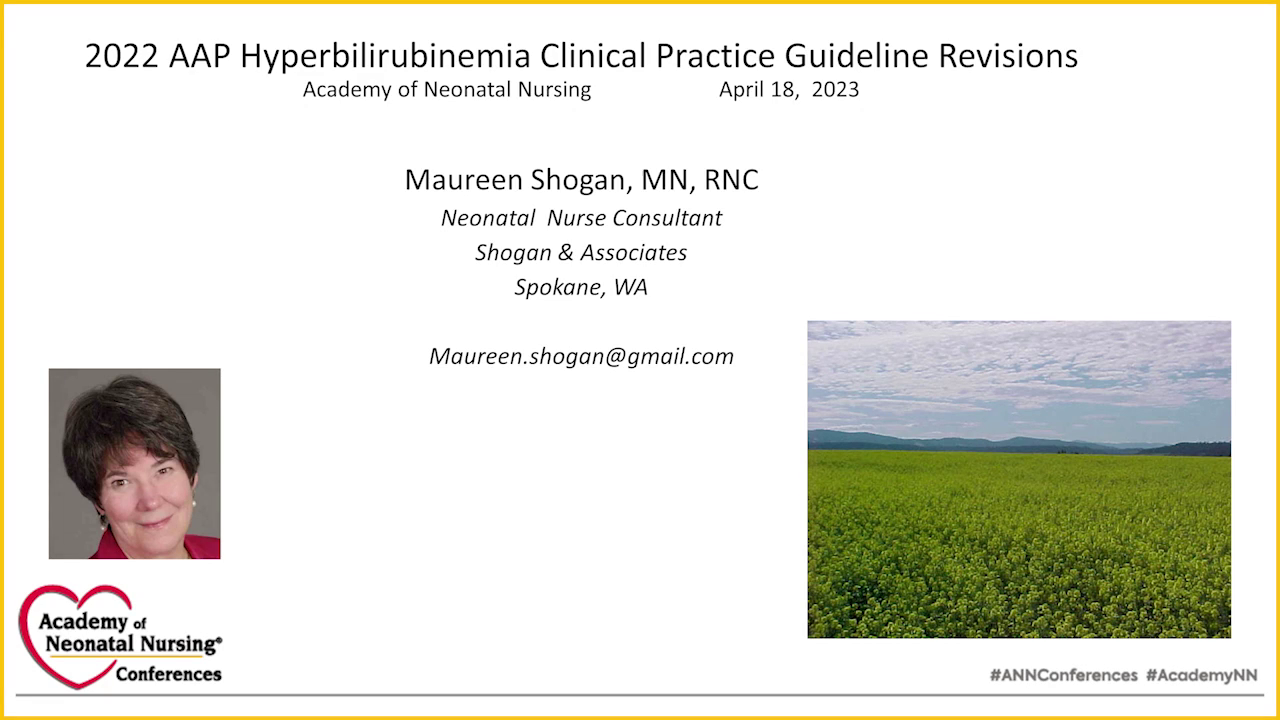 2022 AAP Hyperbilirubinemia Clinical Practice Guideline Revisions