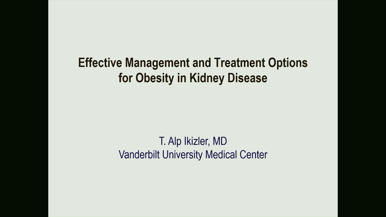 Effective Treatments for Obesity in Kidney Disease