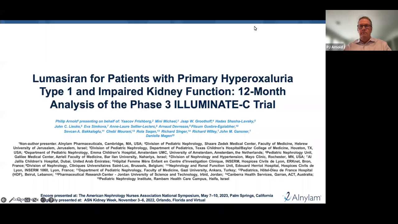 Lumasiran For Patients With Primary Hyperoxaluria Type 1 And Impaired ...