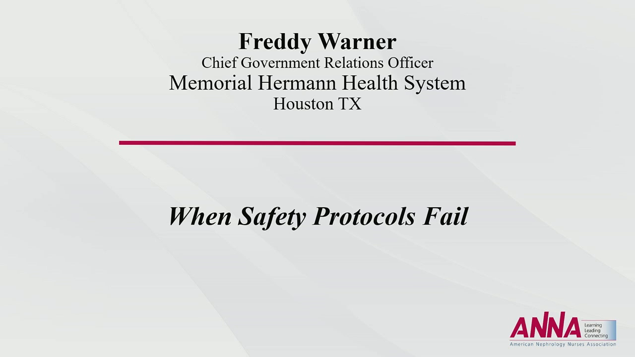 Leadership in Safety Management - When Safety Protocols Fail icon
