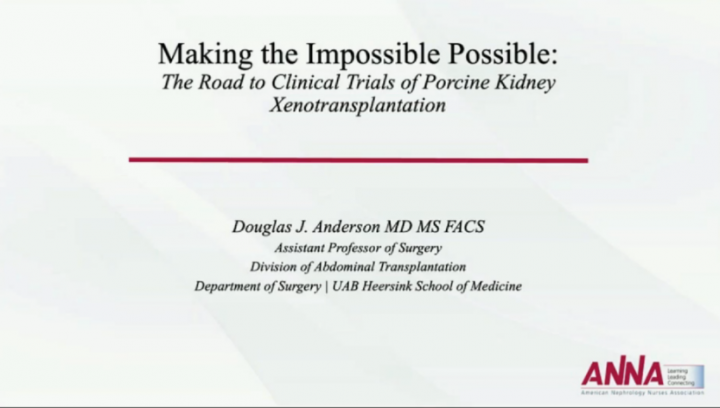 Xenotransplantation: Making the Future a Reality