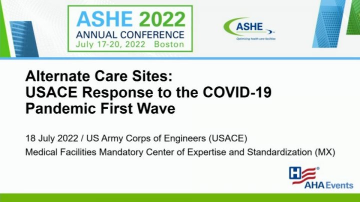Alternate Care Facilities: USACE's Response to COVID-19 icon