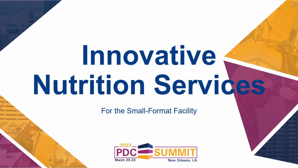 Innovative Nutrition Services for the Small Format Facility icon