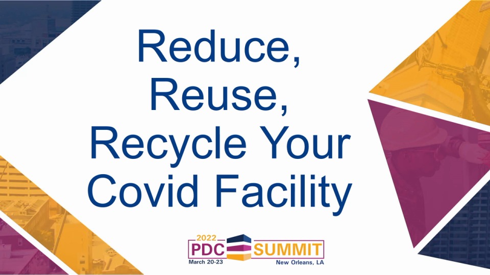 Reduce/Reuse/Recycle Your COVID Alternate Care Site icon
