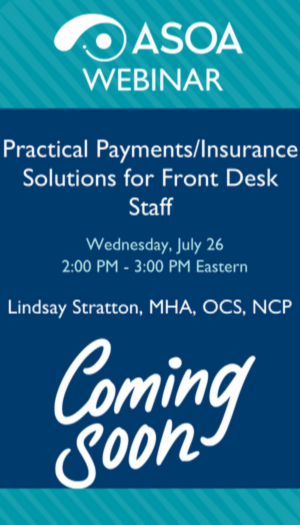 Practical Payments/Insurance Solutions for Front Desk Staff