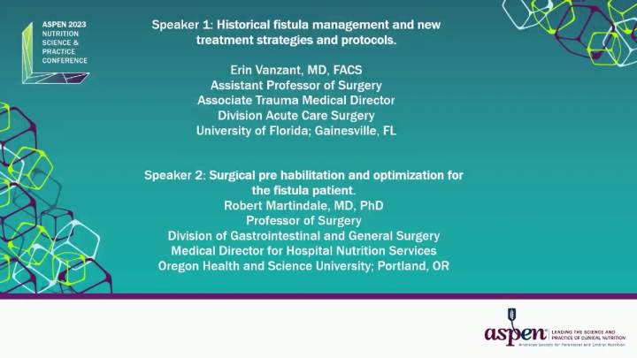 Contemporary, Protocol-Based Enterocutaneous Fistula Management Can Improve Clinical Outcomes (TH22) icon