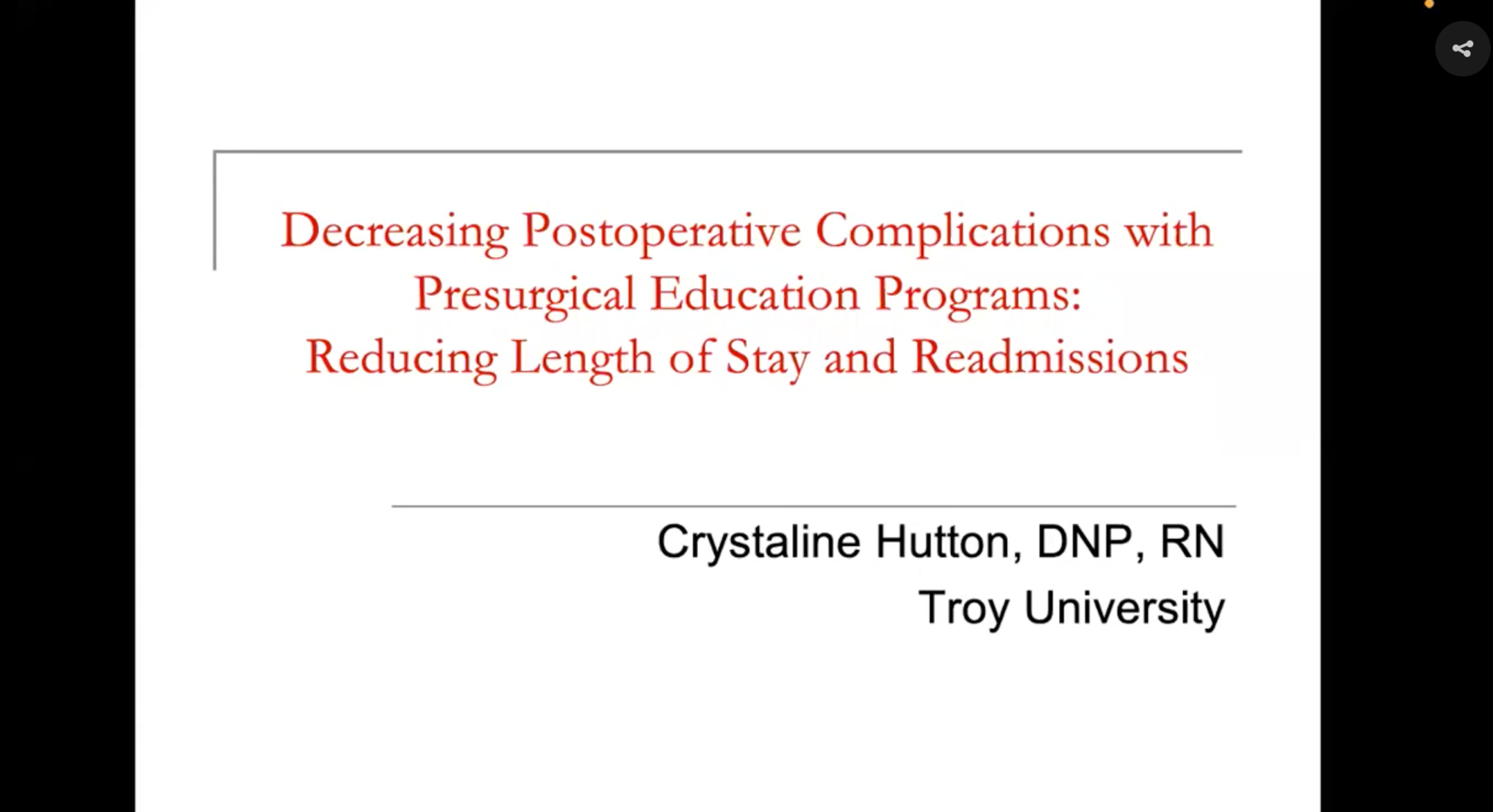 Decreasing Post-Operative Complications with Presurgical Education Programs: Reducing Lengths of Stay and Readmissions