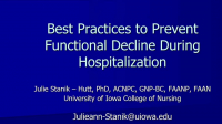 Best Practices to Prevent Geriatric Decline During Hospitalization icon
