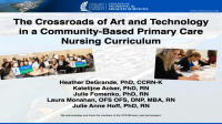 The Crossroads of Art and Technology in a Community-Based Primary Care Nursing Curriculum