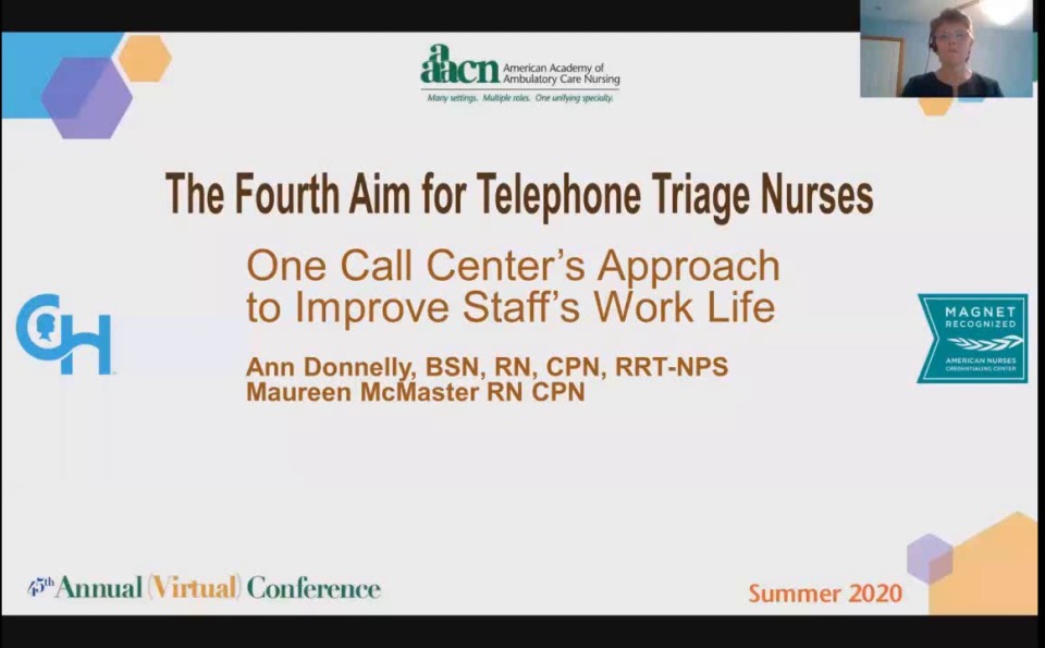 The Fourth Aim For Telephone Triage Nurses - One Call Center's Approach ...