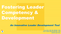 Fostering Leader Competency and Development Using an Innovative Leader Development Tool