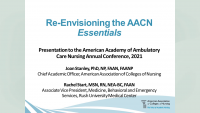 AACN Essentials: Re-Envisioning Nursing Education for Practice /// An Invitation to Rest and Restore