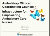 Ambulatory Clinical Coordinating Council: Infrastructure for Empowering Ambulatory Care Nurses icon