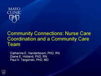 Community Connections: Nurse Care Coordination & A Community Care Team icon