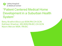 Patient Centered Medical Home Development in a Suburban Health System icon