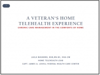 A Veteran’s Home Telehealth Experience: Chronic Care Management in the Comforts of Home