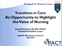Transitions in Care: An Opportunity to Highlight the Value of Nursing