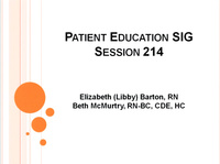 Patient Education SIG