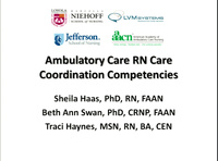 Ambulatory Care RN Care Coordination Competencies