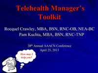 Telehealth Manager's Toolkit
